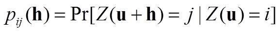 transiogram equation 1