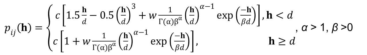 transiogram equation 6